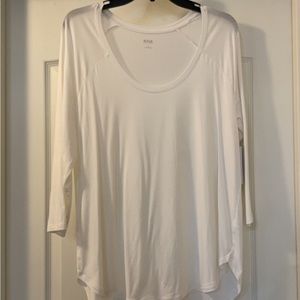 a.n.a Scoop Neck Top